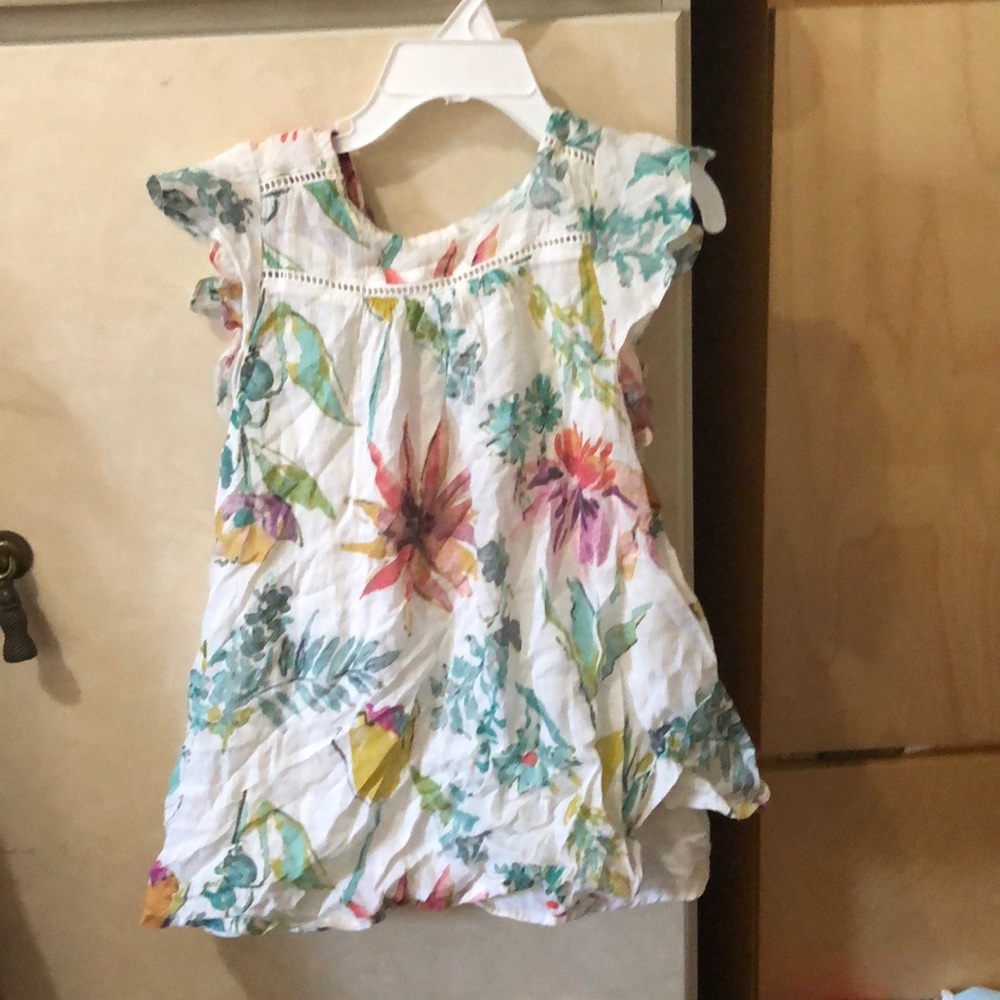 Toddler girl floral dress